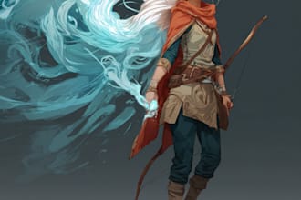 unique dnd character art and dnd character art