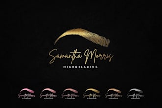 design a luxury cosmetic, beauty, and fashion logo