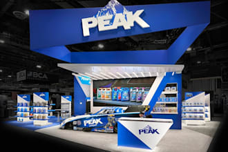 do trade show banner, exhibition, trade booth design, trade show, event backdro