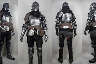 custom anime 3d cosplay creation pepakura  wearable cosplay armor 3d helmet mask