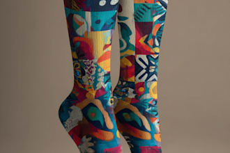 unique socks design creative socks pattern for your brand
