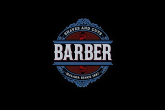 design an outstanding barber shop logo
