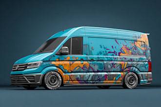 do exclusive truck wrap design, vehicle, car, bus , van wrap