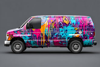 do stunning wrap designs for semitrucks and all vehicles