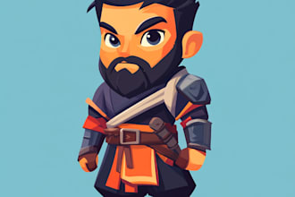 design simple 2d game characters