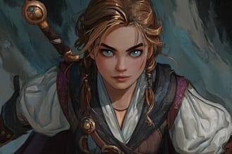illustrate your ocs, dnd characters or any other type