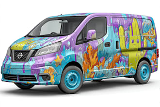 design vehicle wrap and truck decals