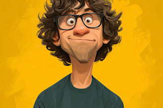 draw avatar cartoon caricature for your profile picture