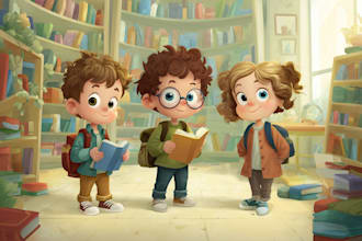 design christian children storybook illustration bible