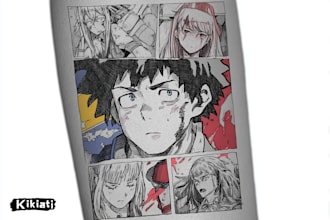 make anime tattoo design