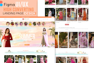 high converting landing page ui ux
