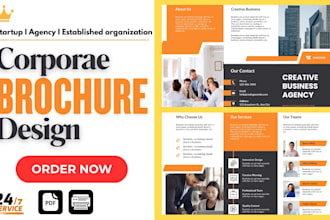 design a corporate brochure for your business