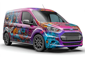 design racing car wrap, livery car wrap, rally car wrap