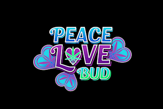 professional cannabis marijuana or weed logo design