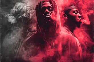 create an album cover, ep, and album art for your band