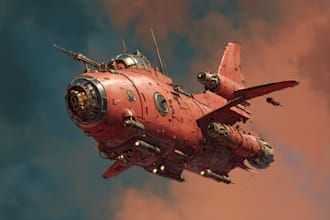 design sci fi illustration and sci fi art