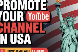 do usa youtube video promotion and channel promotion usa UK