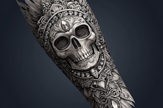 create tattoo designe, custom tattoo design