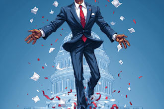 do a political cartoon art