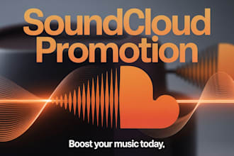 promote soundcloud music track for real streams organic growth