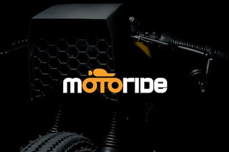 creat motorcycle garage logo illustration design