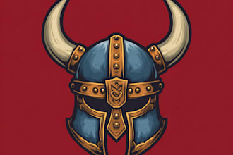 design unique medieval, fantasy, rpg, mmorpg game logo title