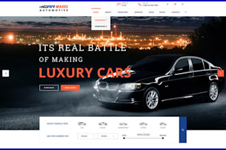 do squarespace electric car website custom car dealer website tesla car website