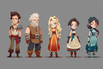 do 2d game characters and game assets