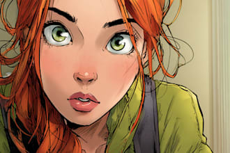 draw your comic book or webtoon cover