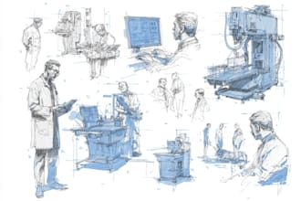 draw professional medical concept sketches
