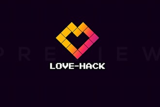 create timeless coffee service company heart logo