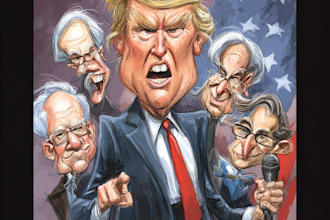 create political and editorial cartoons