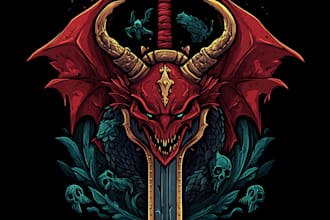 do  a fantasy game logo