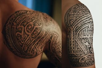 design your polynesian tribal tattoo