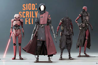 design your sci fi and star wars character