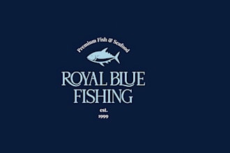 create fishing outdoor and hunting logo