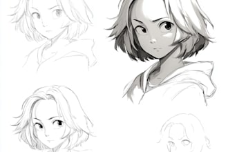 make anime character animation for you