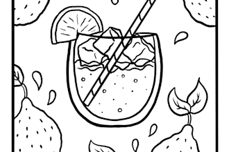 draw colouring book pages for children and adults