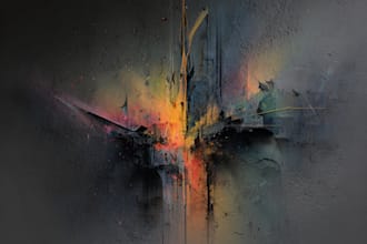design abstract canvas wall art