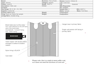 develop your fashion and handbag tech packs