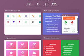 provide professional odoo erp implementation, customization and support