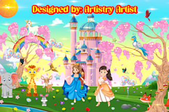 make childrens storybook illustrations and covers