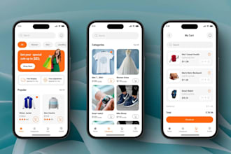 build food delivery app, ice cream delivery app, flower delivery app like shein