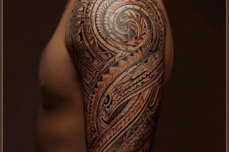 design your polynesian tribal tattoo