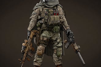 create military tactical character