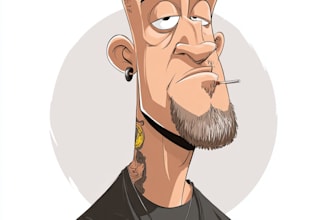 make a cartoon caricature, logo, portrait, or avatar