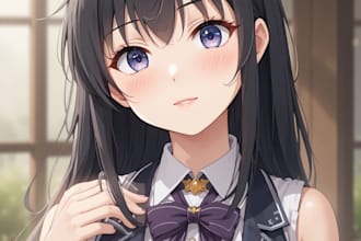 create a anime illustration