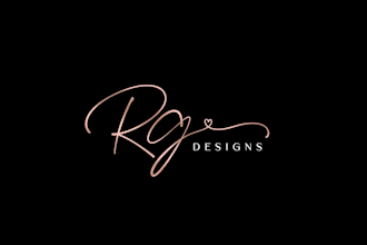 design a unique personal business signature logo