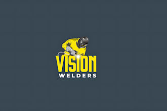create custom welder logo with unlimited revision