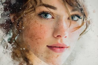 give a watercolor effect to your photos in photoshop